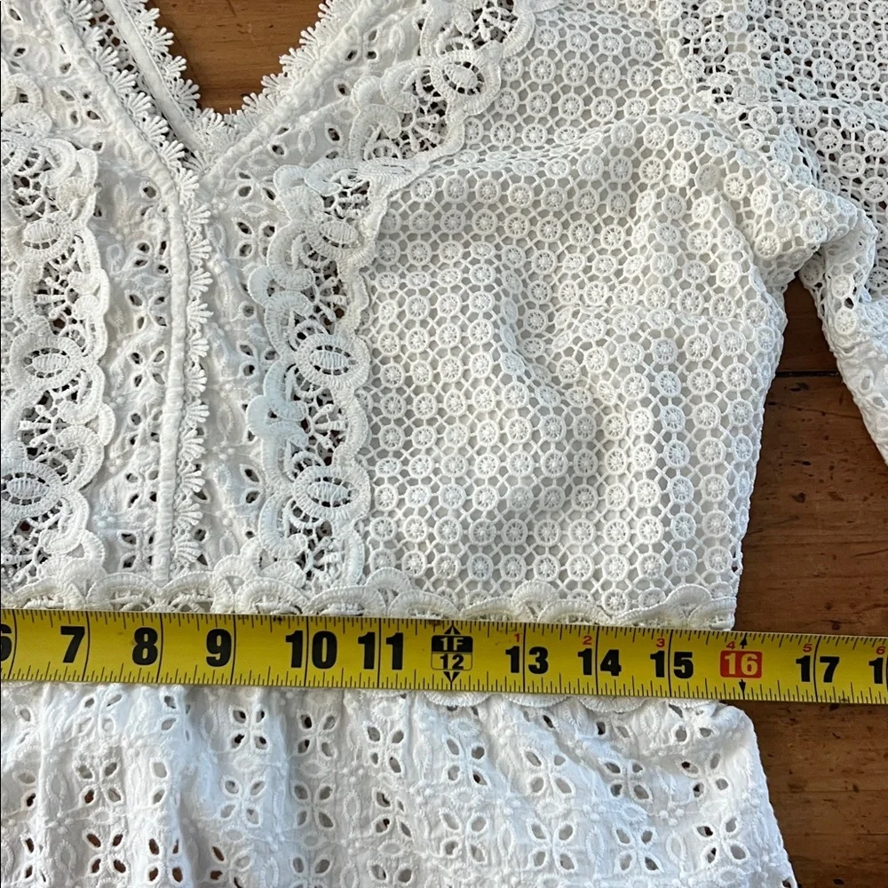 Abercrombie & Fitch Crochet Blouse size L - Picture 12 of 13